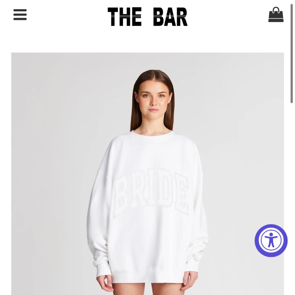 The Bar White 'Bride' Sweatshirt